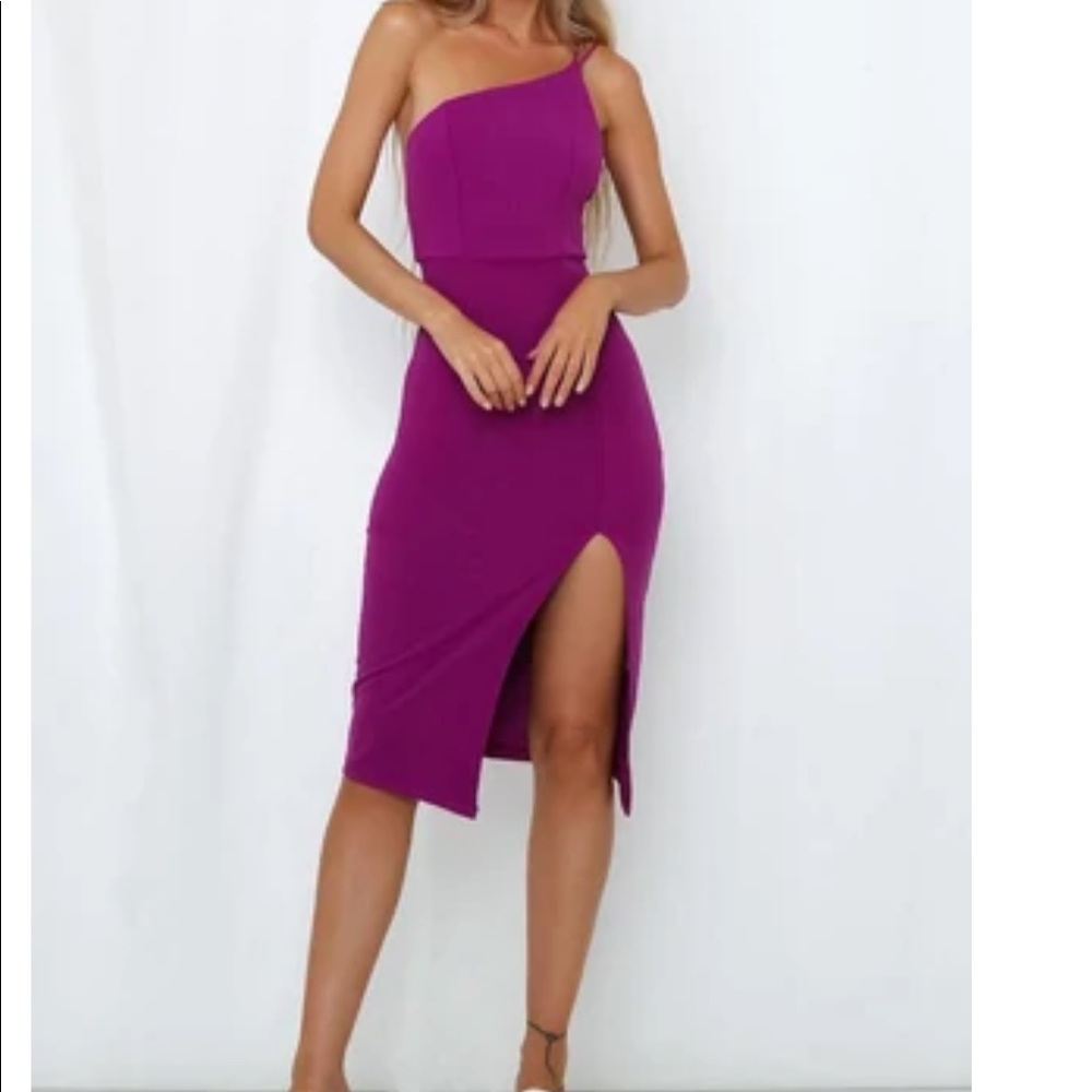 Purple dress